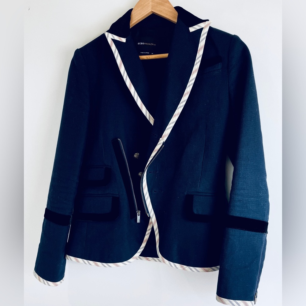 Riding Jacket BCBG Thick Navy Twill